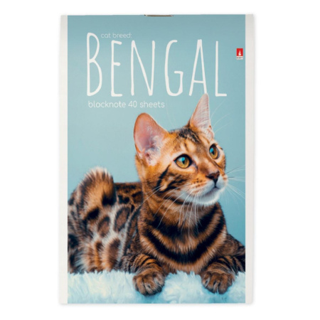 Блокнот КОТЯТА А6 40л на скрепке в ассорт 3-40-110 Д