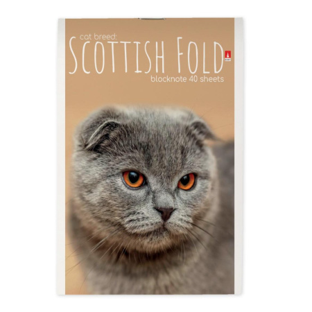 Блокнот КОТЯТА А6 40л на скрепке в ассорт 3-40-110 Д