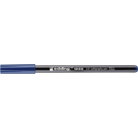Фломастер для каллиграфии Edding E-1255 calligraphy pen 2.0 син-стал_017