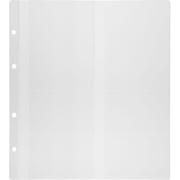 Вкладыш для визитниц на 8 карточек, 60х98 мм для арт 329708 1069/4