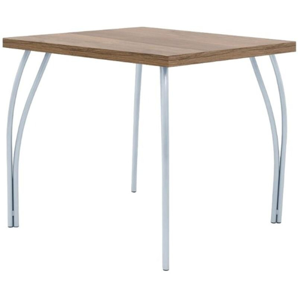 Стол обеденный UD_Страйк СТ5-01 800х800 квадр, опора металл, 1023 дуб горн