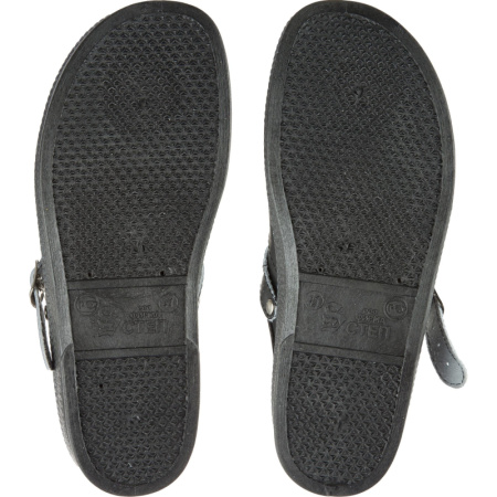 Сабо муж.нат.кожа цв.чёрный(р.44) (10-12-7)