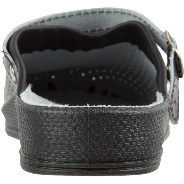 Сабо муж.нат.кожа цв.чёрный(р.46) (10-12-7)