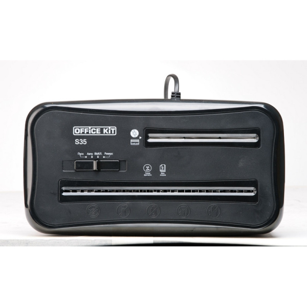 Шредер (уничтожитель) Office Kit S35, 4ур.секр., 9лист, 14л