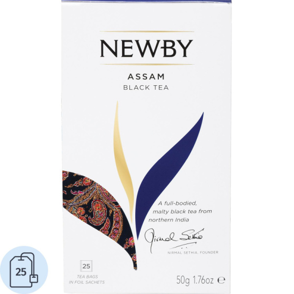 Чай Newby Ассам черный 25 пакетиков