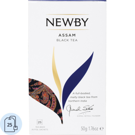 Чай Newby Ассам черный 25 пакетиков