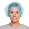 Шапочка берет н/с неткан. голубая Klever 100шт/уп. 1000шт/кор.