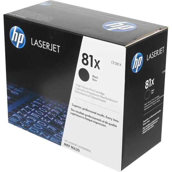 Картридж лазерный HP 81X CF281X чер. пов.емк. для LJ Pro M630