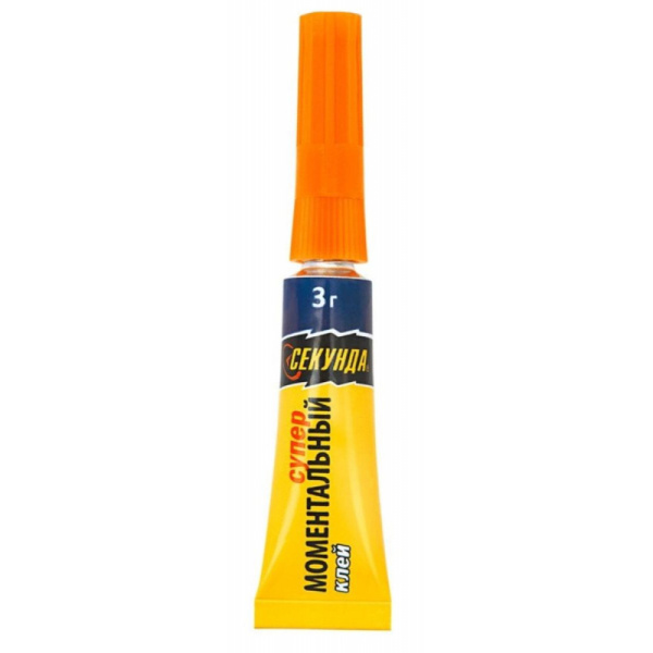 Клей Моментальный  СЕКУНДА  3 г (403-107)