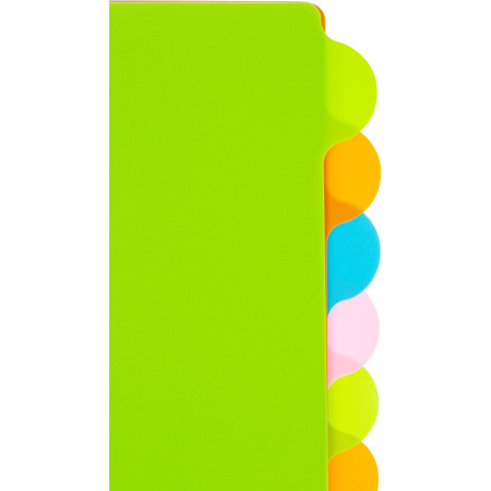 Разделитель листов A4+, 12 л.,полукруг, Attache Selection