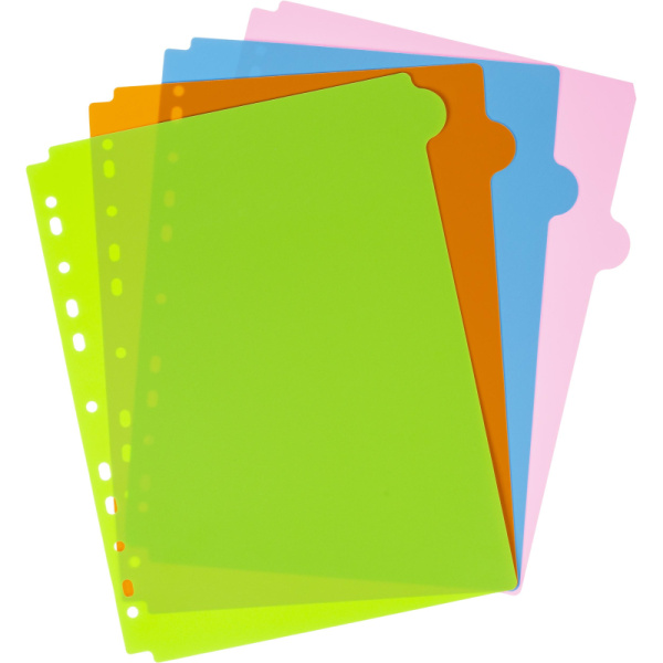 Разделитель листов A4+, 12 л.,полукруг, Attache Selection