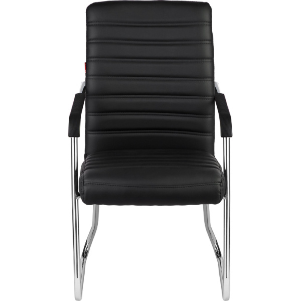 Конференц-кресло BN_TQ_Echair-806 VPU кожзам черный, хром