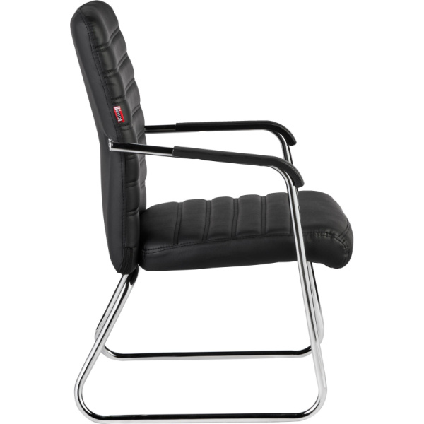 Конференц-кресло BN_TQ_Echair-806 VPU кожзам черный, хром