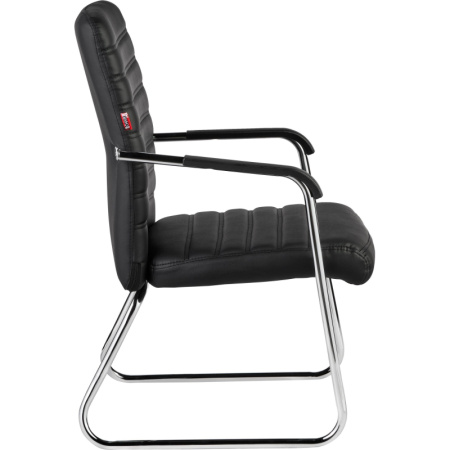 Конференц-кресло BN_TQ_Echair-806 VPU кожзам черный, хром