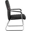 Конференц-кресло BN_TQ_Echair-806 VPU кожзам черный, хром