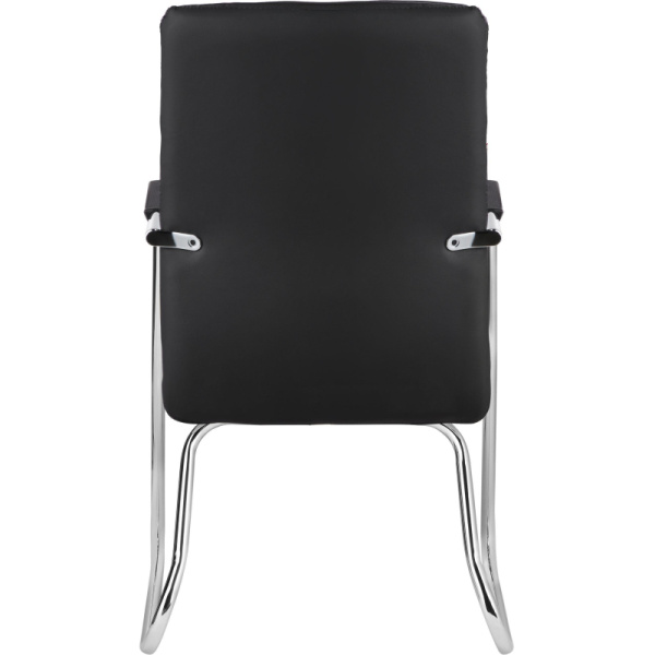 Конференц-кресло BN_TQ_Echair-806 VPU кожзам черный, хром