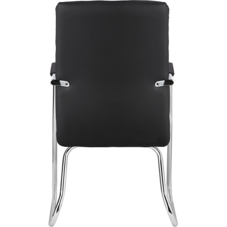 Конференц-кресло BN_TQ_Echair-806 VPU кожзам черный, хром