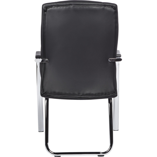 Конференц-кресло BN_TQ_Echair-807 VPU кожзам черный, хром