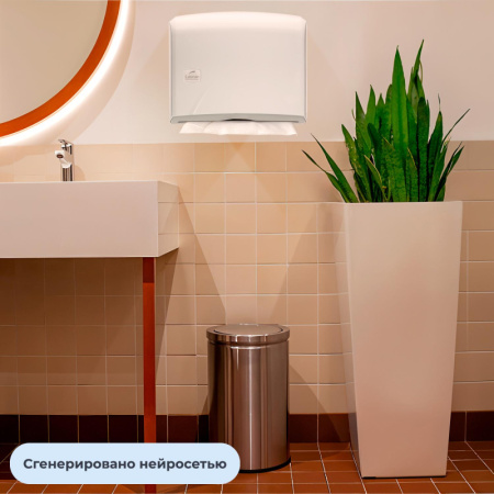 Диспенсер для полотенец лист Luscan Professional Zсложбелый