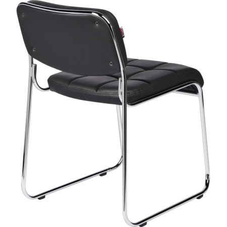 Стул BN_TQ_Стул Echair-803 VP к/з черный,без подл., хром