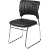 Стул BN_TQ_Стул Echair-809 VPU к/з черн,без подл., хром