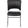 Стул BN_TQ_Стул Echair-809 VPU к/з черн,без подл., хром