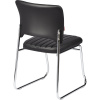 Стул BN_TQ_Стул Echair-809 VPU к/з черн,без подл., хром