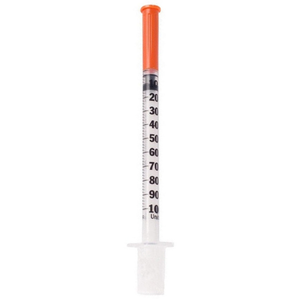 Шприц инсулиновый U-100 1мл 30G(0,30х8) инт. 100шт/уп BD