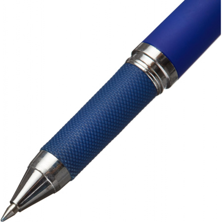 Ручка гелевая неавтомат. Attache Stream синий, 0,5мм нубук.корп,манж