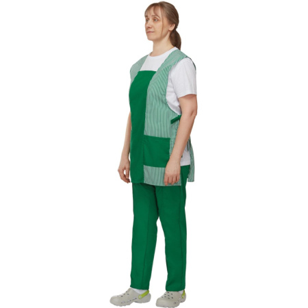 Костюм для горничных и уборщиц у08-СБР зелен (р.60-62)р.158-164