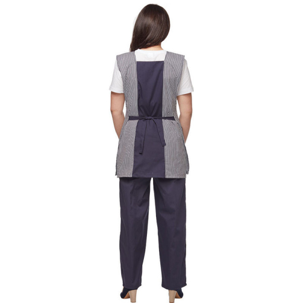 Костюм для горничных и уборщиц у08-СБР синий (р.60-62)р.170-176