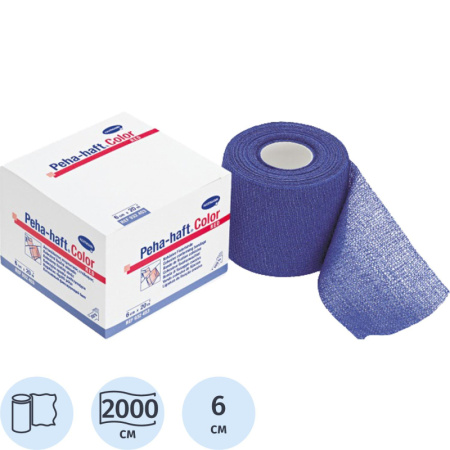 Бинт самофикс эласт 20м х 6см синий PEHA-HAFT 9324732/300022