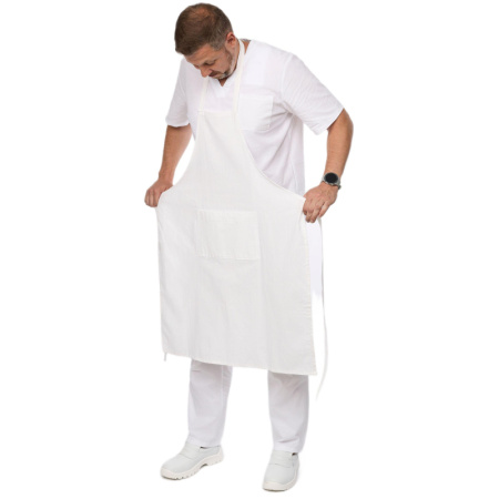 Фартук поварской универсальный белый