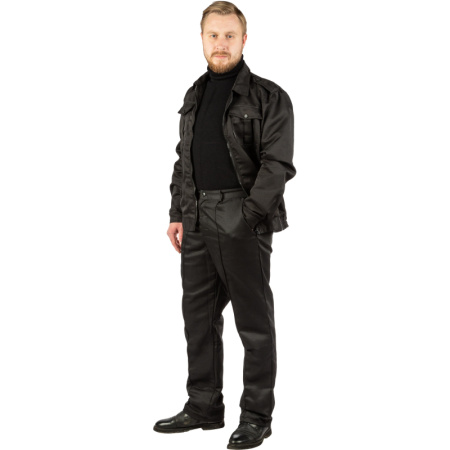 Костюм охранника К-м  Альфа  черн.(р.56-58)/182-188