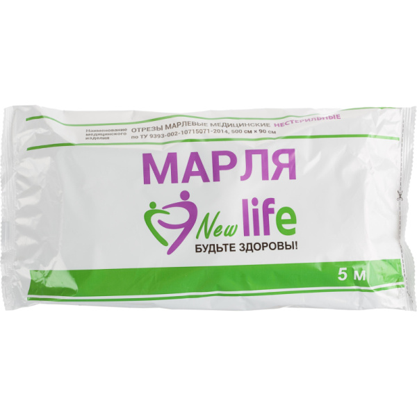 Перевяз. ср-ва Отрез марлевый 1м. пл.36г Навтекс/Life ШК45536