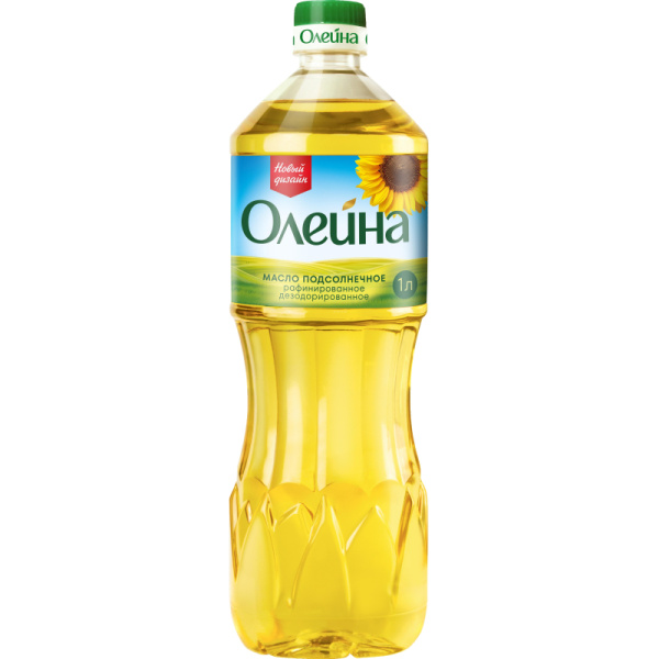 Масло  Олейна  подсолнечное рафинированное 1 л