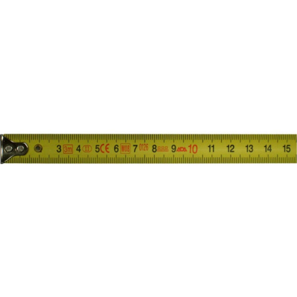 Рулетка ADA RubTape 3 (сталь, с двумя СТОПами, 3 м) (А00155)