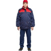 Куртка рабочая зимняя муж з08-КУ,цв. син/крас (р.64-66) 170-176