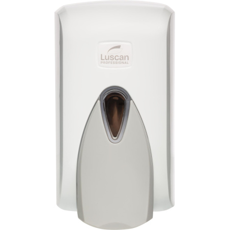 Дозатор для жидкого мыла Luscan Professional 500мл, бело-серый пластик