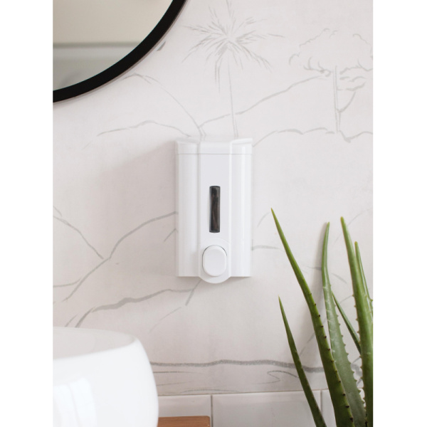 Дозатор для жидкого мыла Luscan Professional 1000мл белый пластик