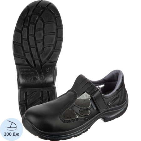 Полуботинки с перфорацией Brener мет.нос 06113/1С черные (р.41)