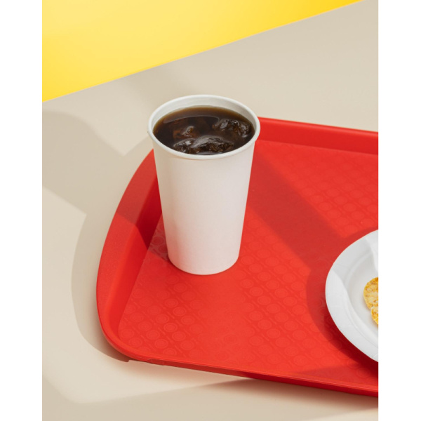 Стакан одноразовый бум 1-сл. d-90мм 300мл белый КОМУС 50шт/уп