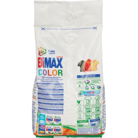 Порошок стиральный BiMax Колор автомат 6 кг