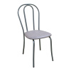 Стул для столовых UD_Вереск СМ7/6-05 карк сереб.металл, к/з серый К-03