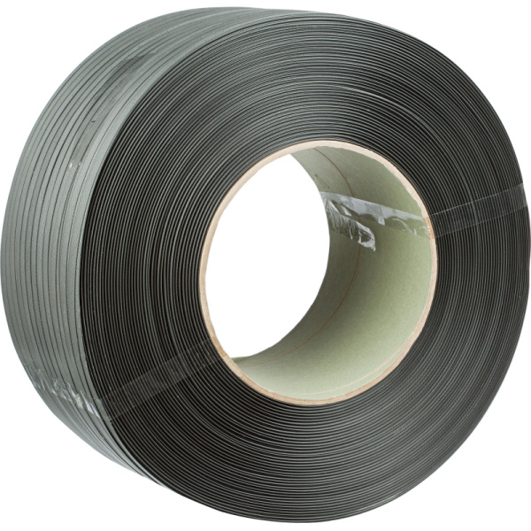 Стреппинг лента Полипропиленовая 12мм х 0,6 (2300 м.) Серая