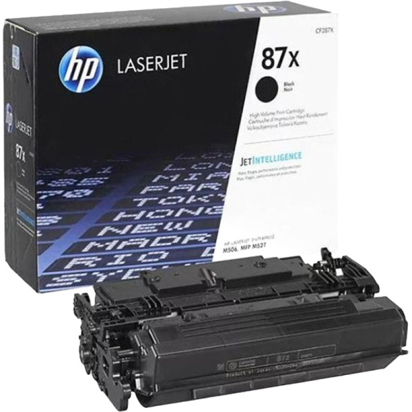 Картридж лазерный HP 87X CF287X чер. пов.емк. для LJ M506/M527