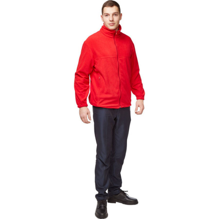 Толстовка флис (260 гр.) красн.(р.48-50) р.170-176