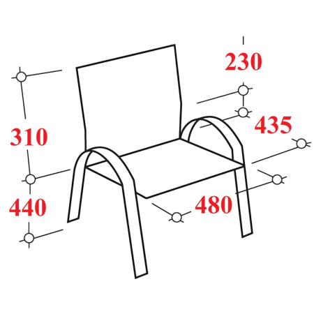 Стул UP_конференц Silwia Arm каркас хром, к/з синий Z06