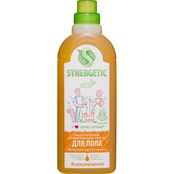 Средство для мытья пола Synergetic 1л