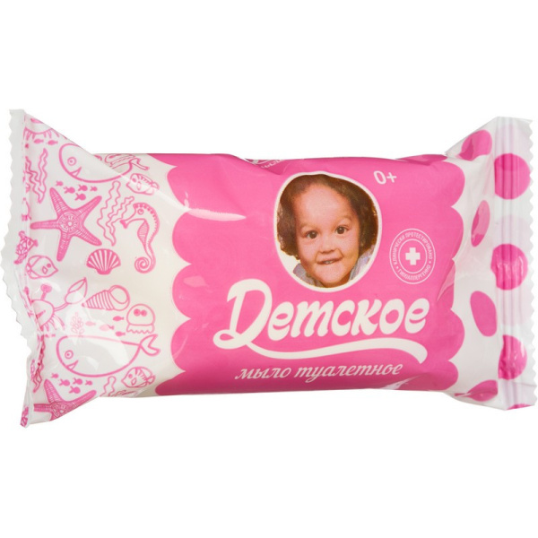 Мыло туалетное  Детское 0+  100гр, в упаковке